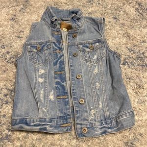 Hollister denim vest